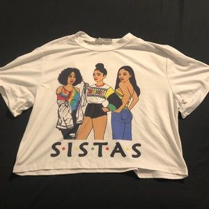 sistas 3-girls tshirt soft and stretchy